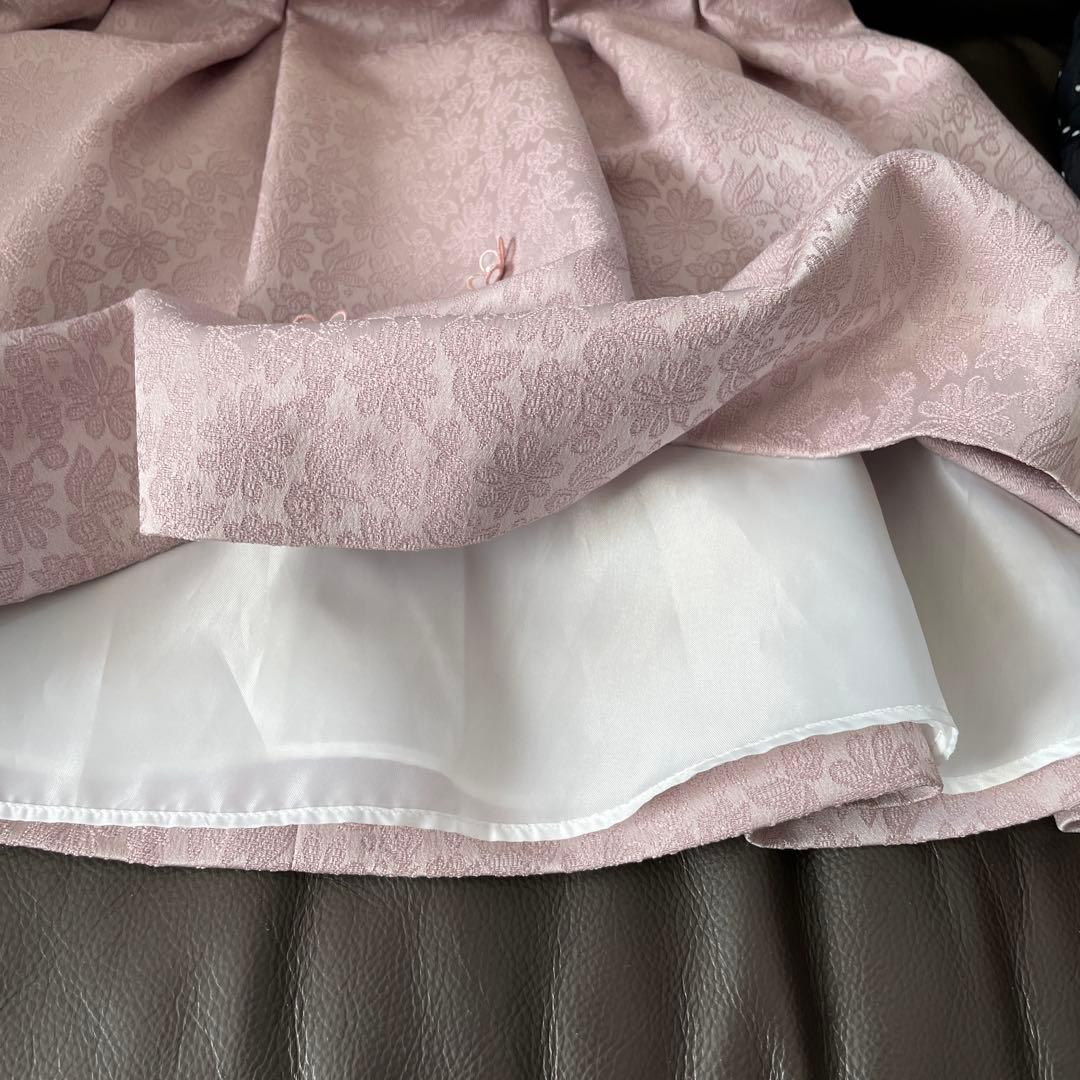 美品★ BEAMS 女の子　フォーマル　120 ネイビー・ピンク　卒園式　入学式