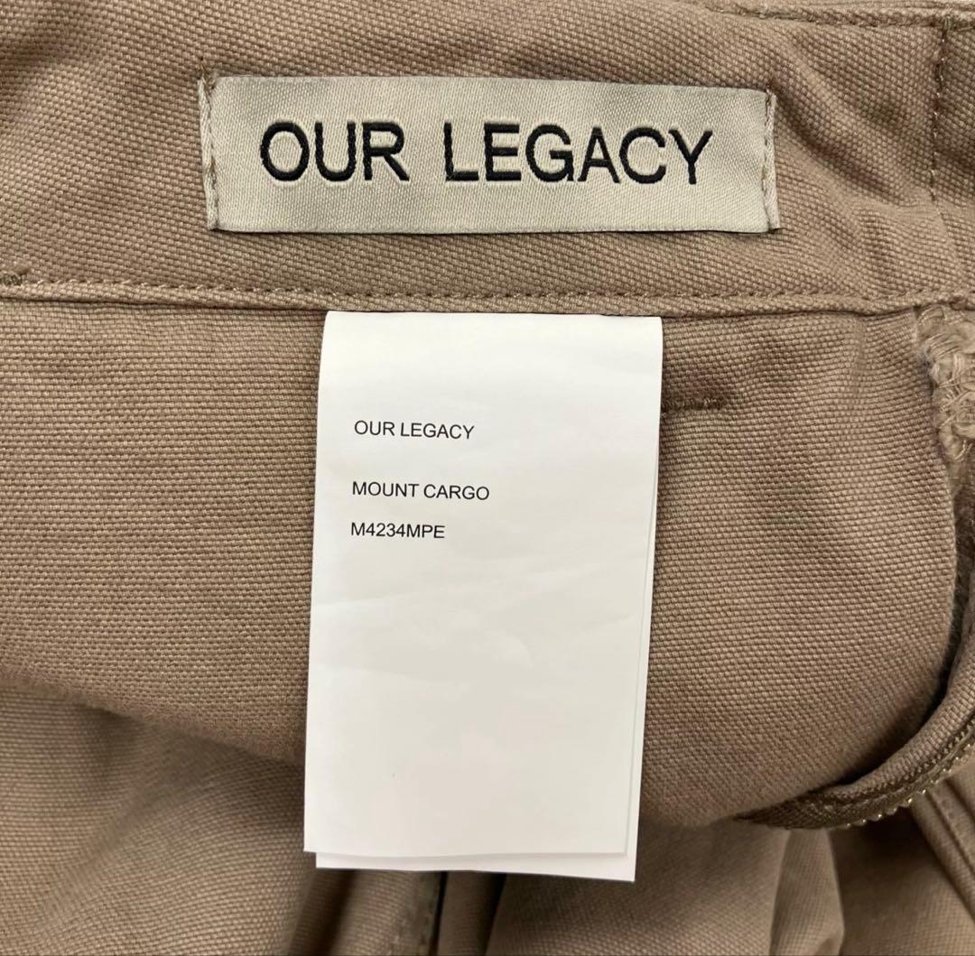 パンツ our legacy MOUNT CARGO Peafowl Canvas 46
