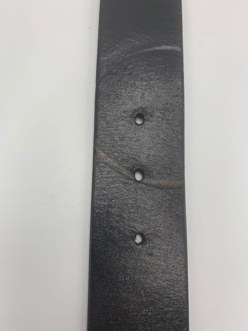 グッチ GUCCI ベルト レザー ハート ロゴ ゴールド P55