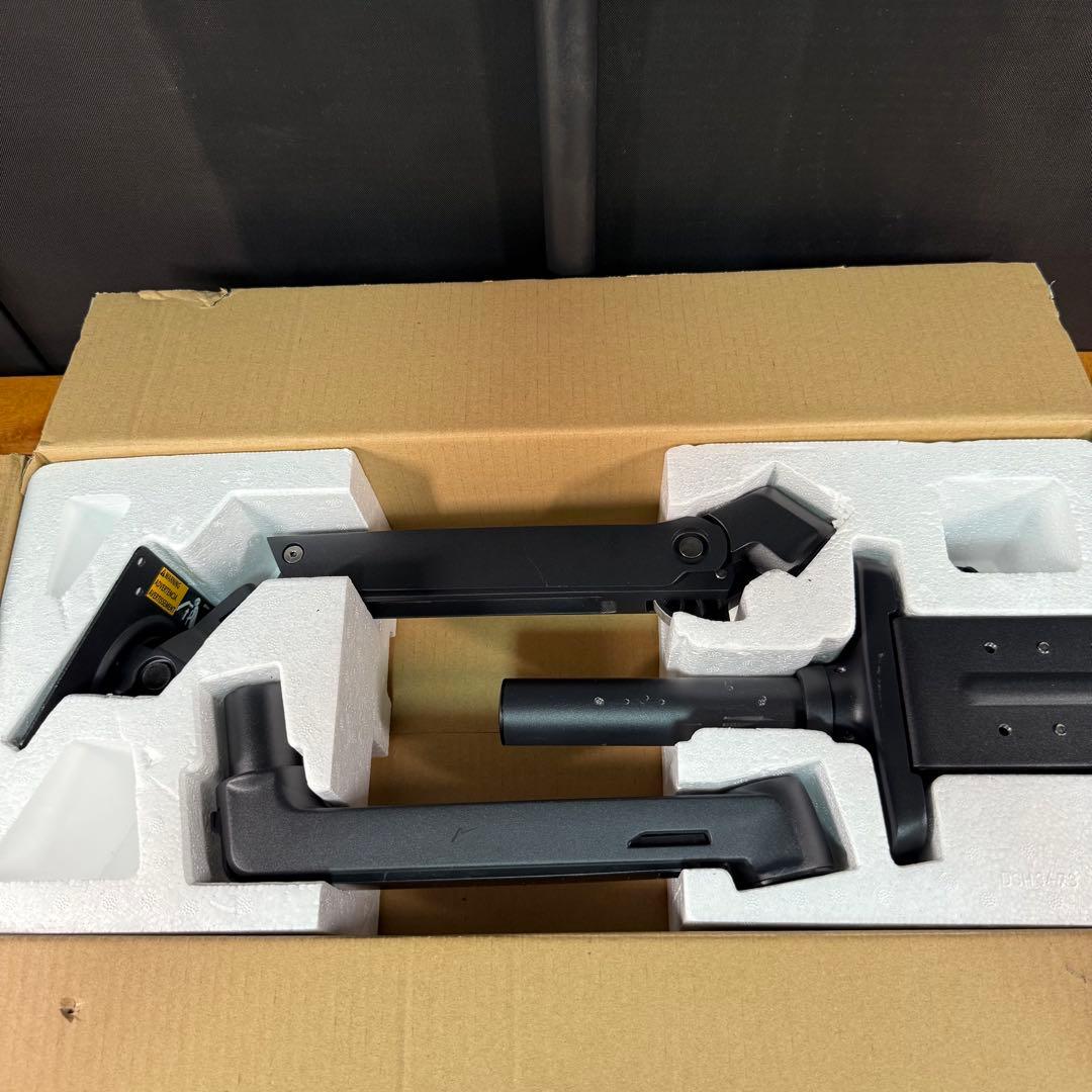 Ergotron LX デスク モニターアーム マットブラック 34インチ対応