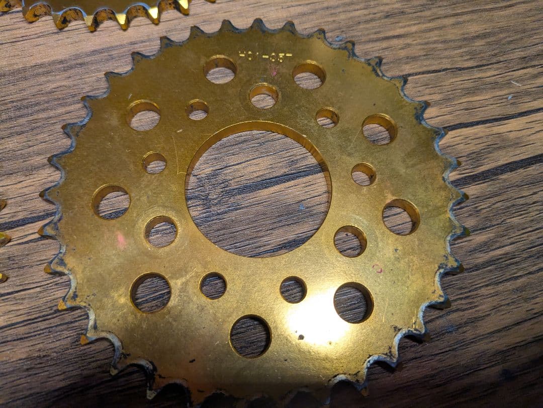 XR100モタード エイプ100 リアスプロケット 5枚セット