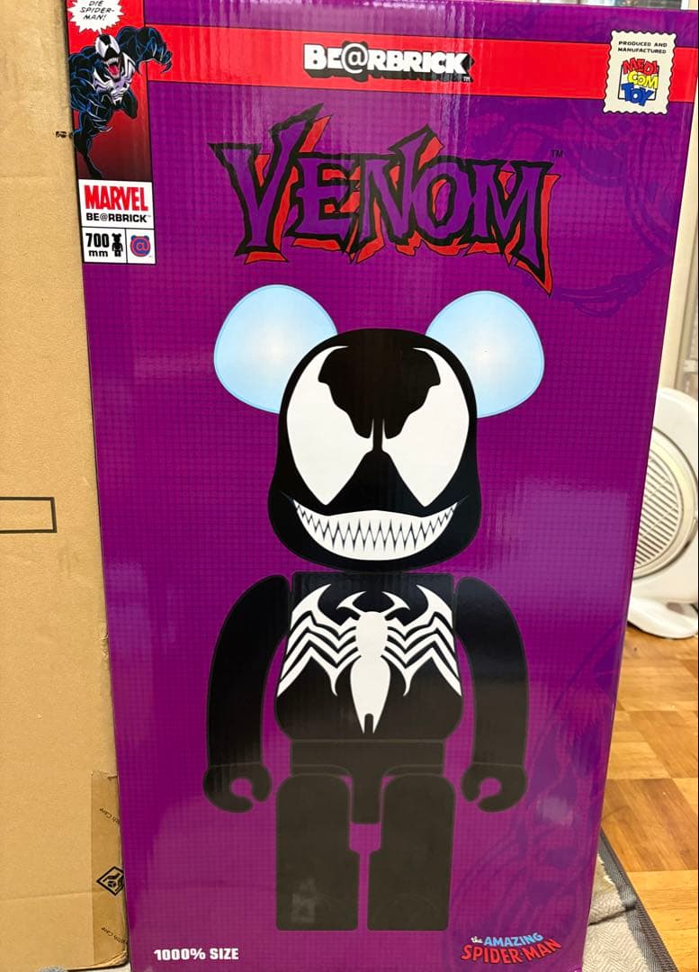 き　さま専用　ヴェノム　ベアブリック　1000% マーベル　スパイダーマン