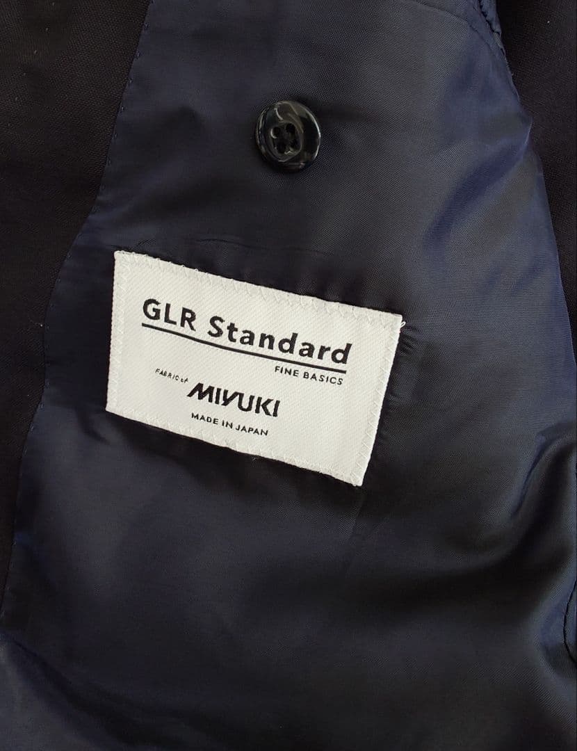 ユナイテッドアローズ 御幸毛織別注 XL ネイビーブレザー グリーンレーベル