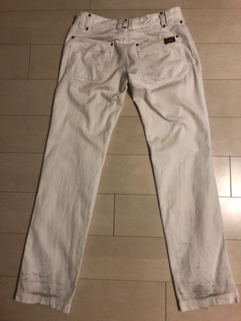 【たくあん】ドルガバ☆DOLCE＆GABBANA ホワイトデニムジーンズ