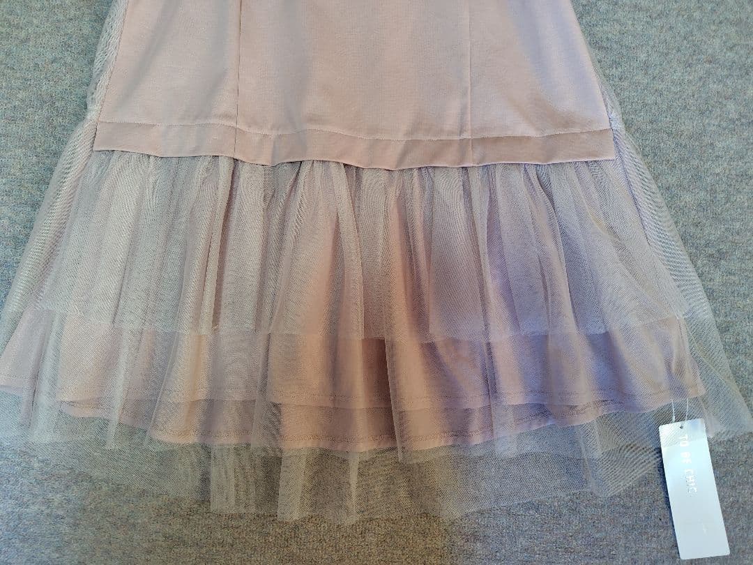 新品TO BE CHICチュールネットコンビ チュニックＭピサンプル31900円