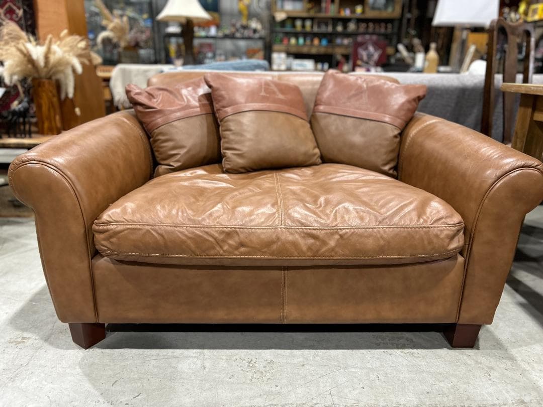 HALO / ハロ｜GIL ギルソファ｜1.5P レザー ラブソファ｜総本革