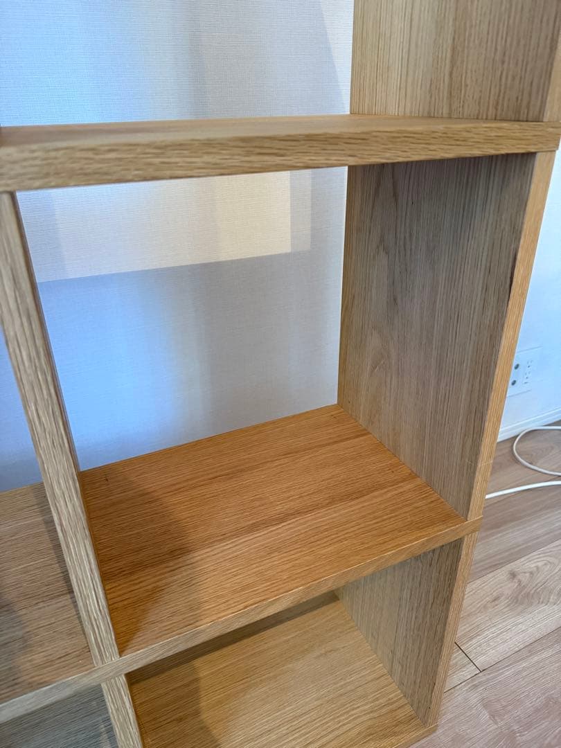 無印良品 本棚 スタッキングシェルフセット 3段×3列 9マス オーク材