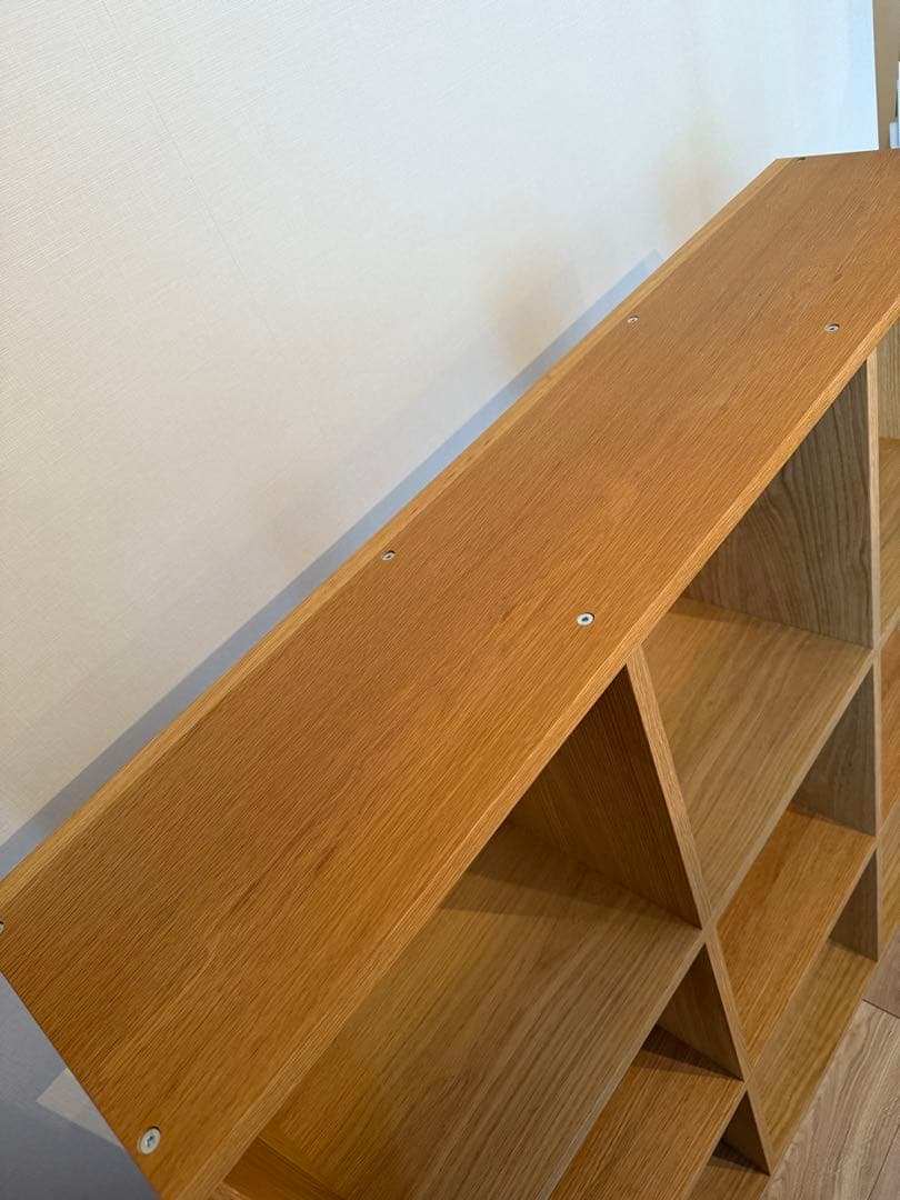 無印良品 本棚 スタッキングシェルフセット 3段×3列 9マス オーク材