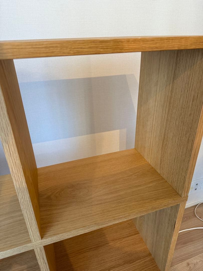 無印良品 本棚 スタッキングシェルフセット 3段×3列 9マス オーク材
