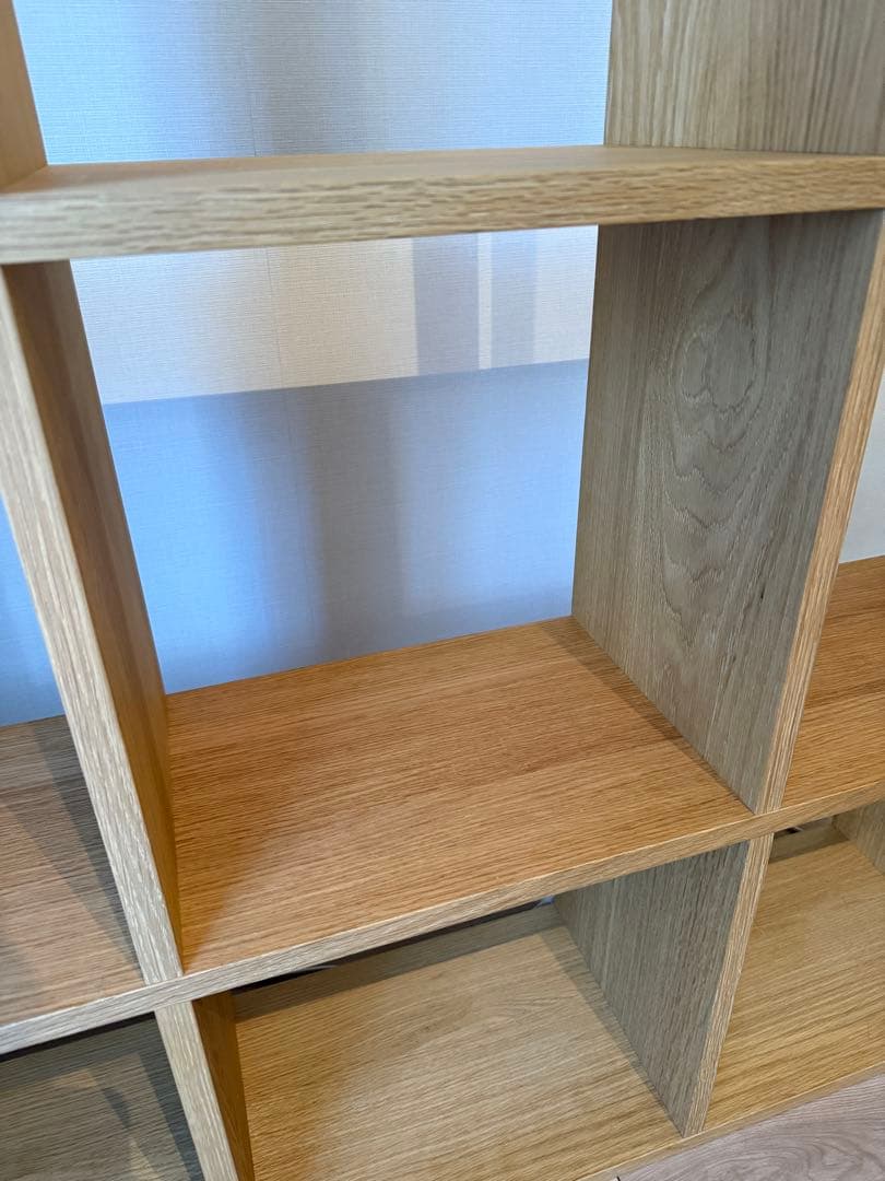 無印良品 本棚 スタッキングシェルフセット 3段×3列 9マス オーク材
