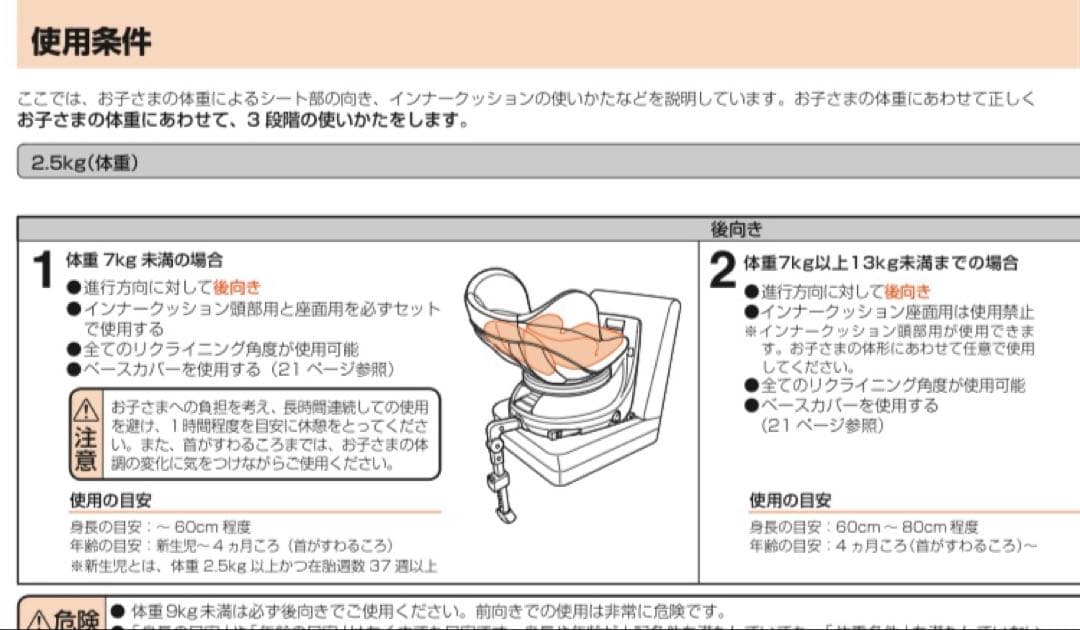 Combi チャイルドシート ネイビー/ブラウン