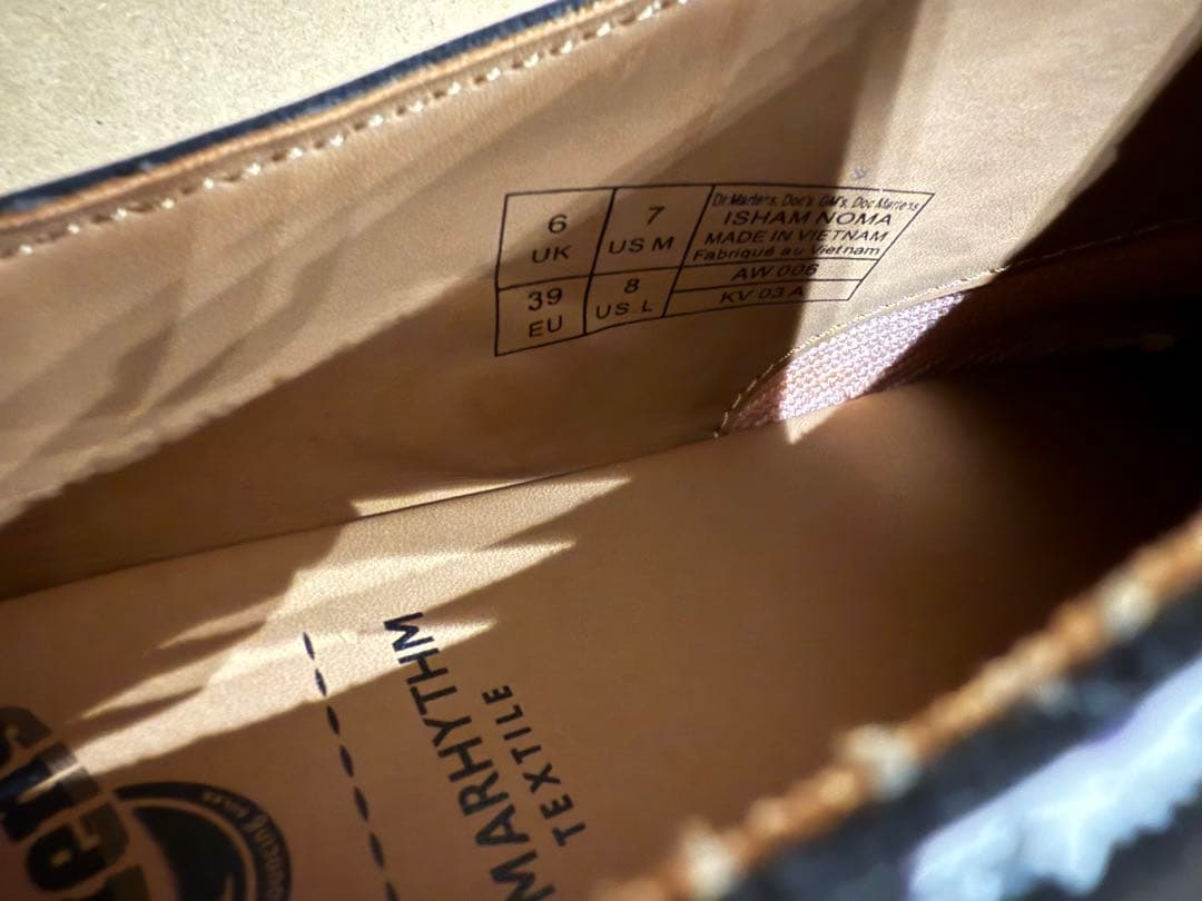 年内限定値下げDr. Martens x NÒMARHYTHM TEXTILE