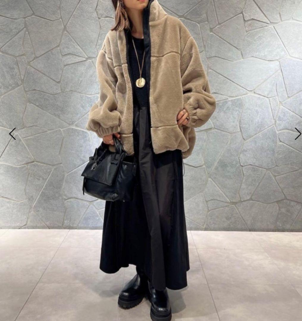 GENヤマダヤ　新品　CLOVE バイピングボアブルゾン　オーバーサイズ