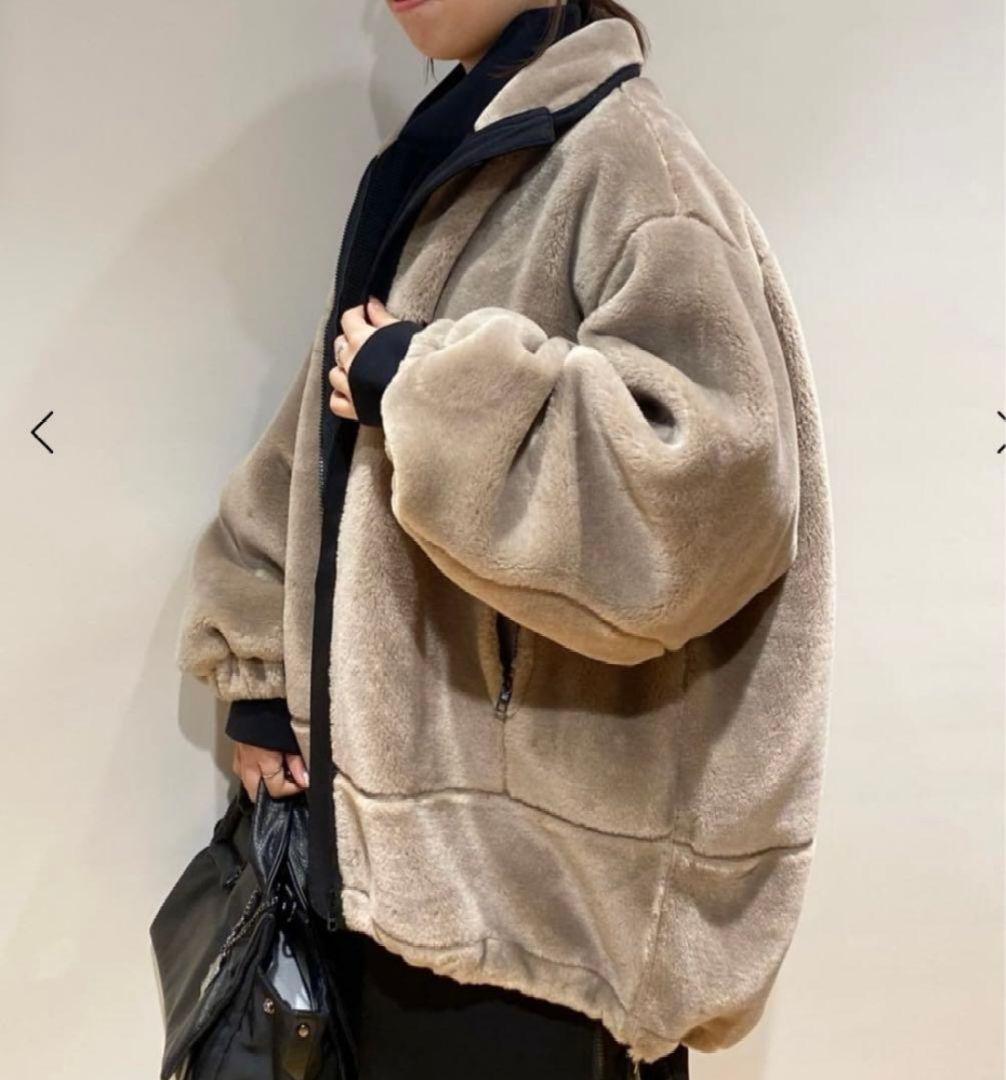 GENヤマダヤ　新品　CLOVE バイピングボアブルゾン　オーバーサイズ