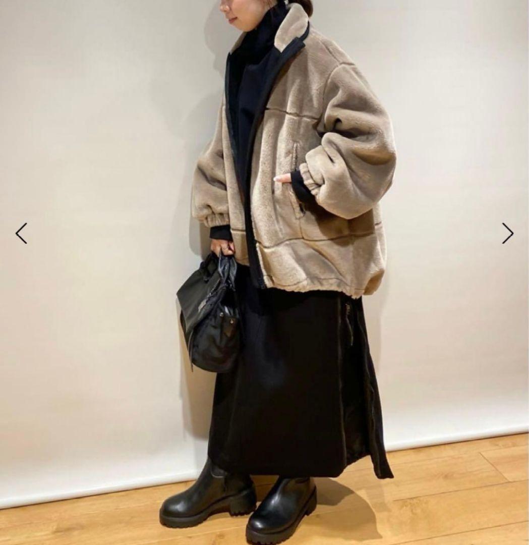 GENヤマダヤ　新品　CLOVE バイピングボアブルゾン　オーバーサイズ