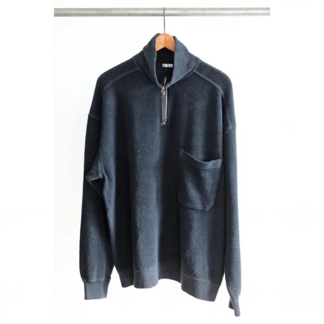 トップス phebus SULFER DYE FLEECE P/O CHARCOAL