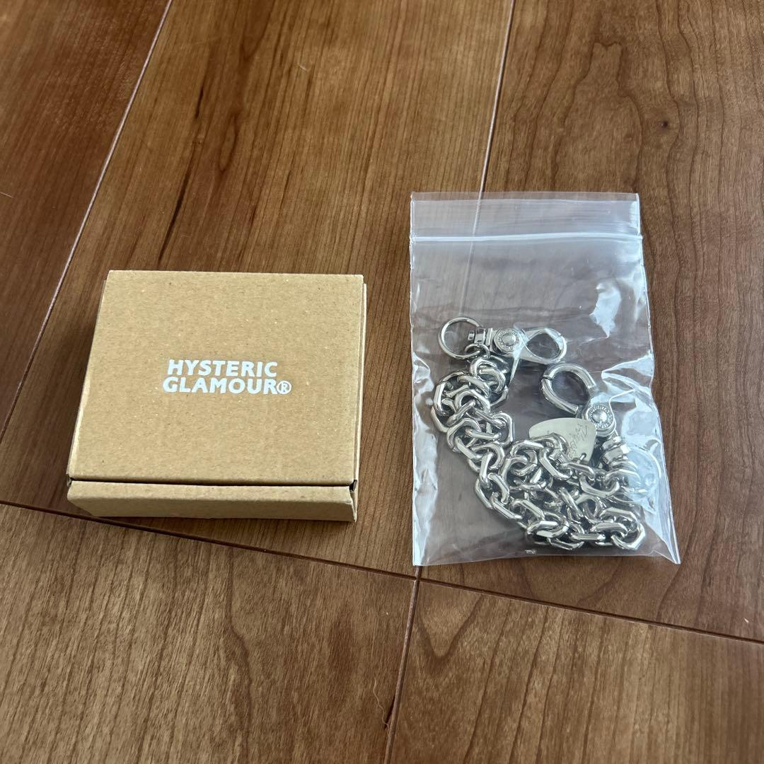 新品未使用 HYSTERICGROMOUR ウォレットチェーン シルバ
