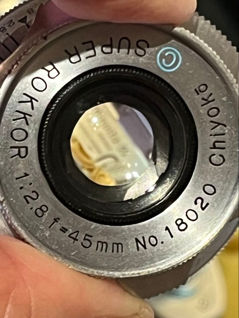 フィルムカメラ Minolta 35 Model II ROKKOR 45mm f2.8