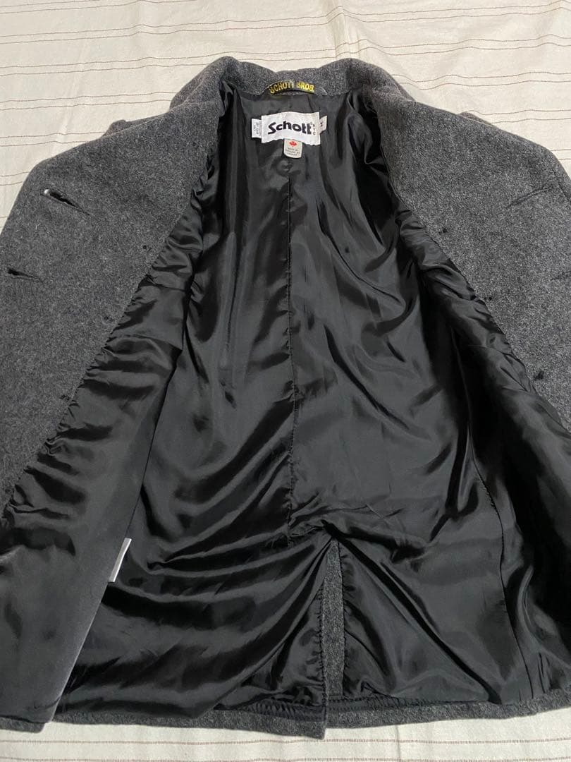 Schott BRORS.◆カナダ製◆レディースピーコート