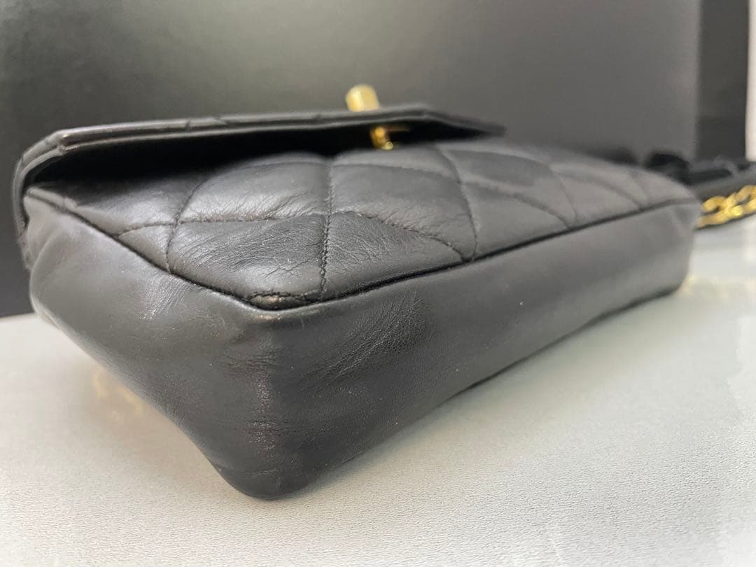 ※美品※ CHANEL シャネル　マトラッセ　ウエストポーチ　ラムスキン　黒