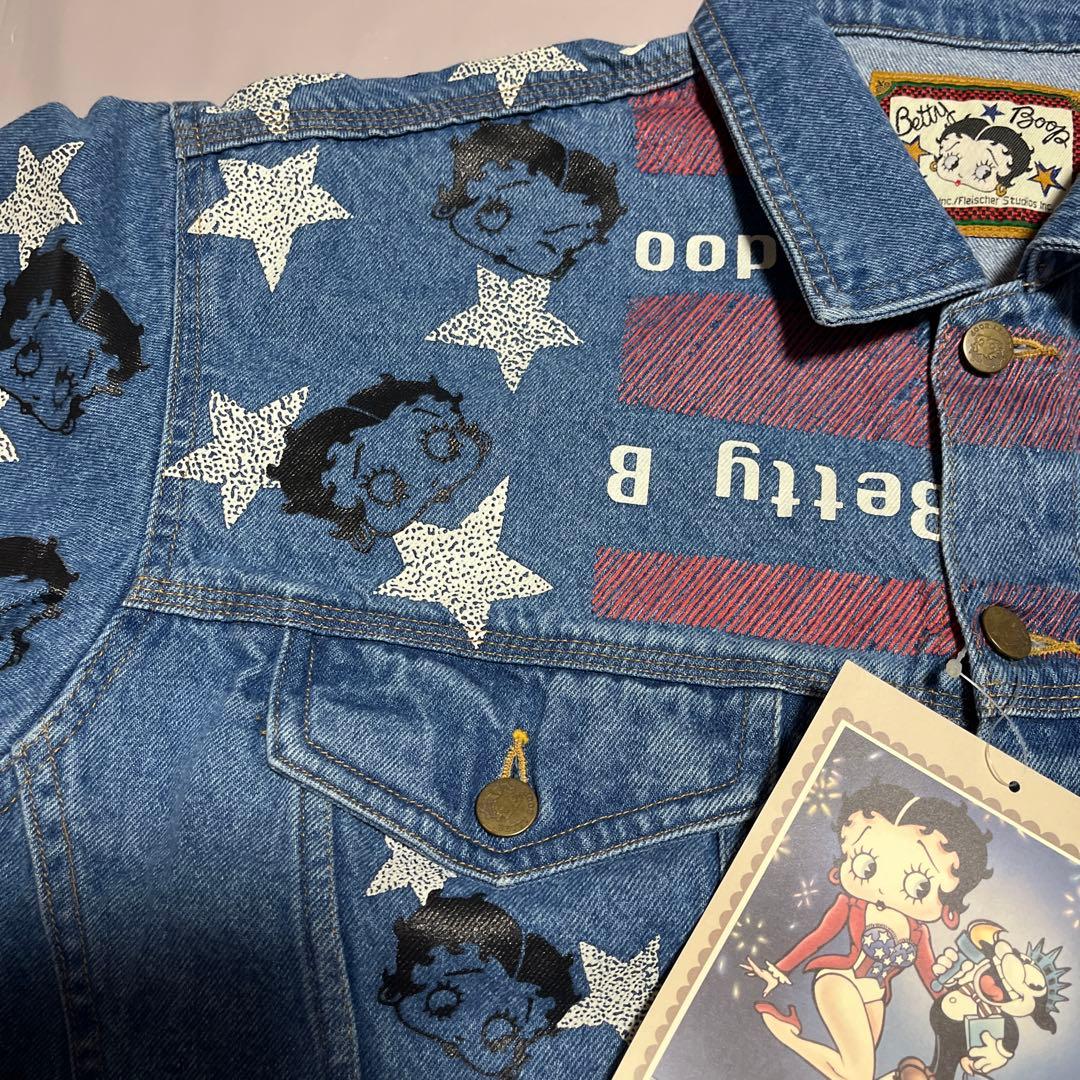 海苔 BETTY BOOP『レトロ希少』ベティちゃん　デニムジャケット