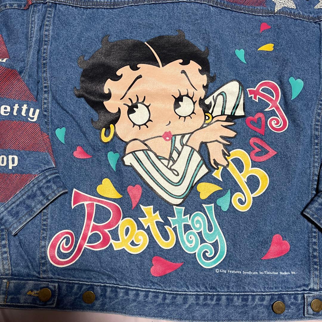 海苔 BETTY BOOP『レトロ希少』ベティちゃん　デニムジャケット