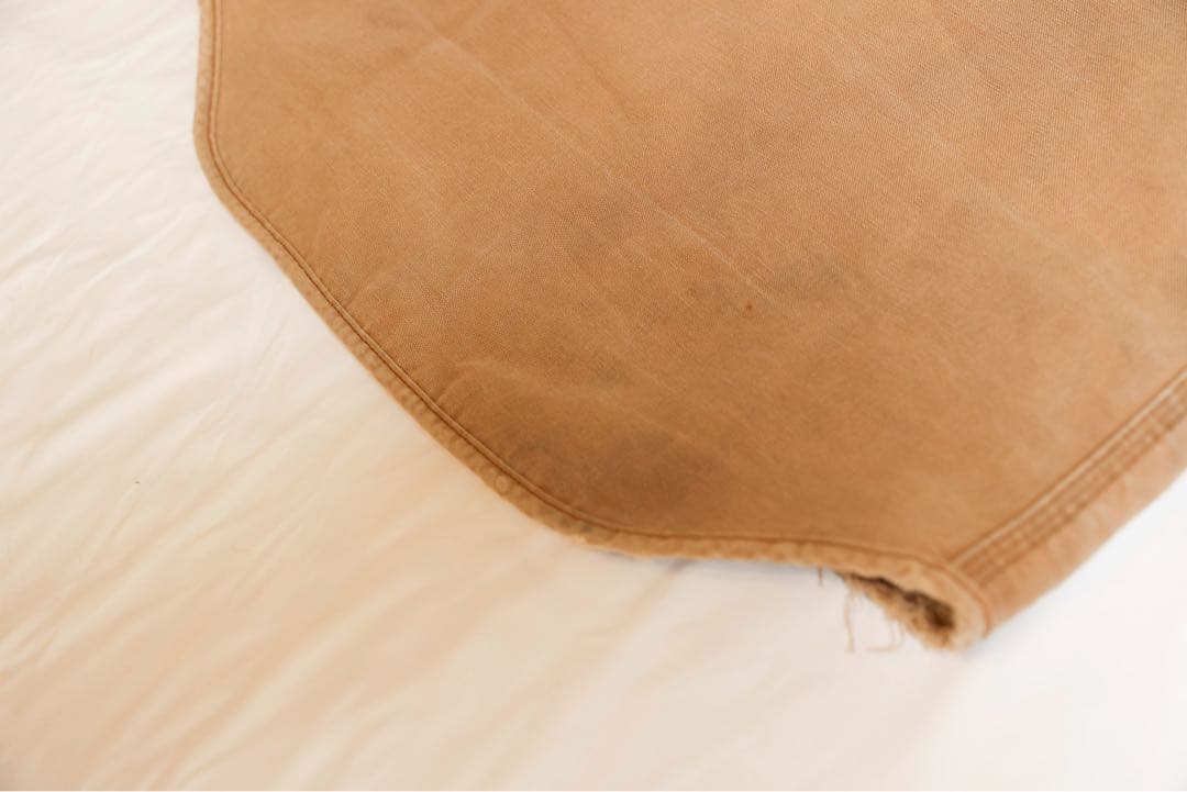 80s USA製 カーハート ダックベスト フェード ビンテージ 裏ボア LT