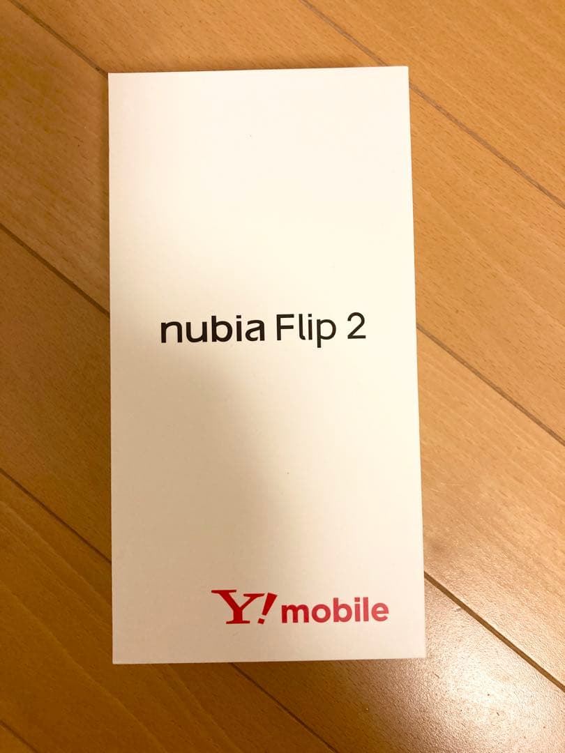 【新品未開封】nubia Flip 2 A404ZT SIMフリー ブルー