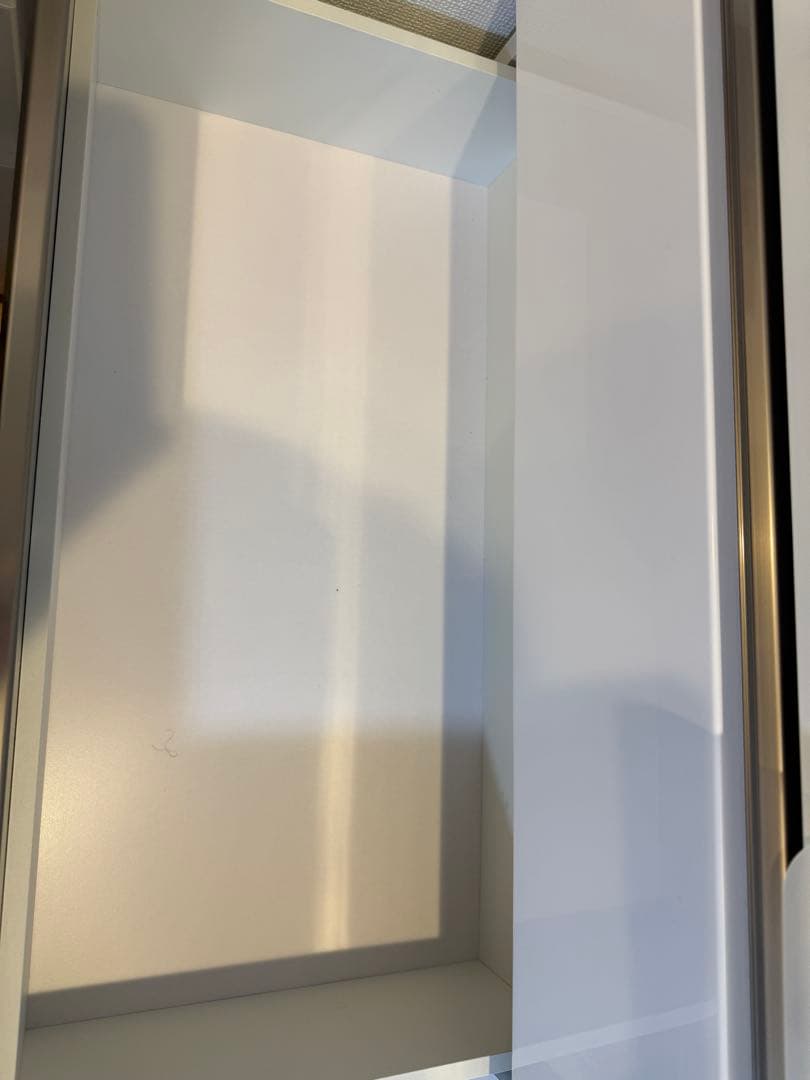 食器棚 完成品　カップボード　ホワイト　幅120 右開き