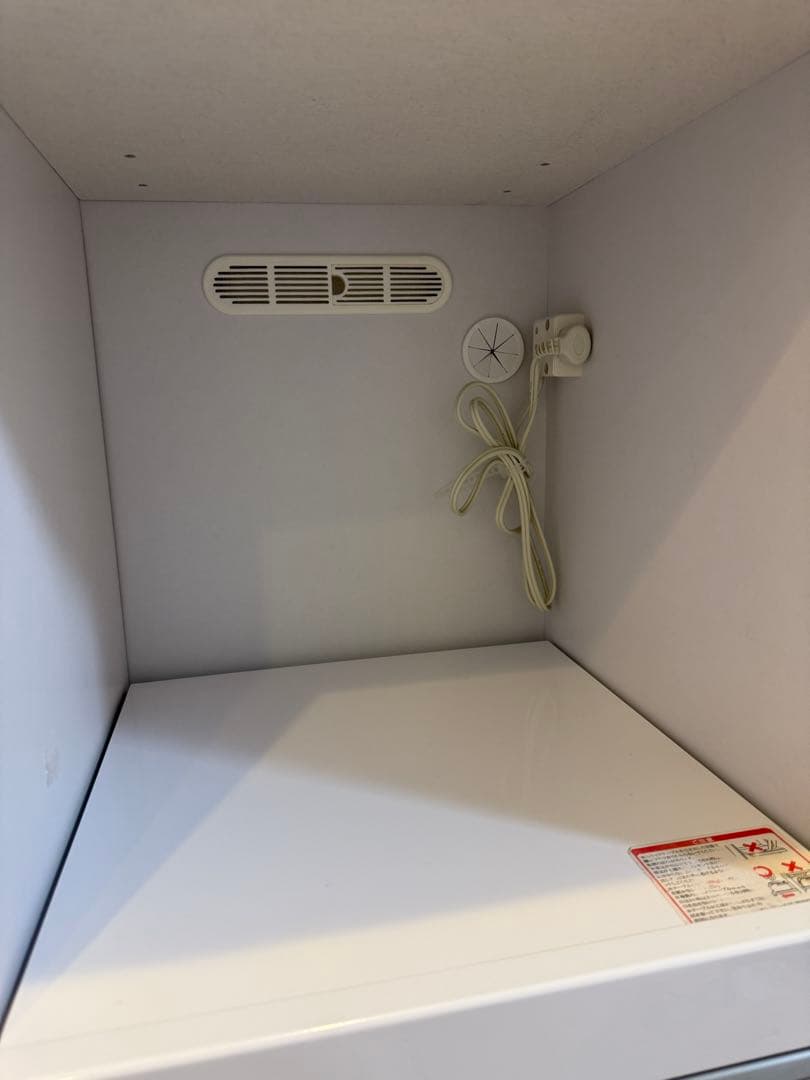 食器棚 完成品　カップボード　ホワイト　幅120 右開き