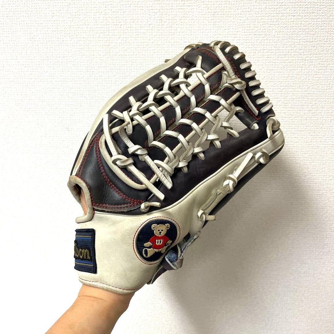 844 ウィルソン ベアー 型抜群 即戦力 軟式 外野手用グローブ