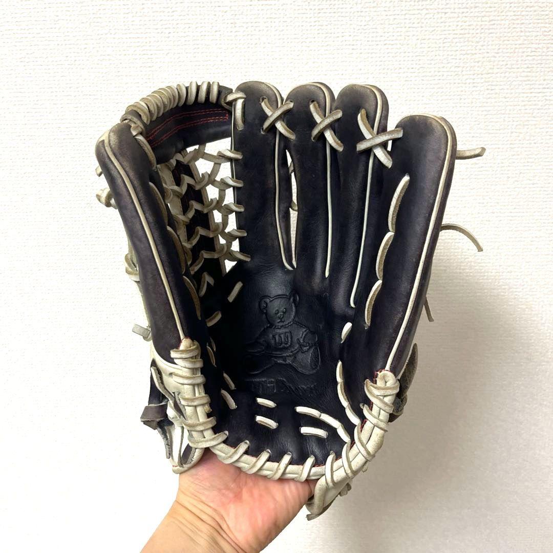 844 ウィルソン ベアー 型抜群 即戦力 軟式 外野手用グローブ