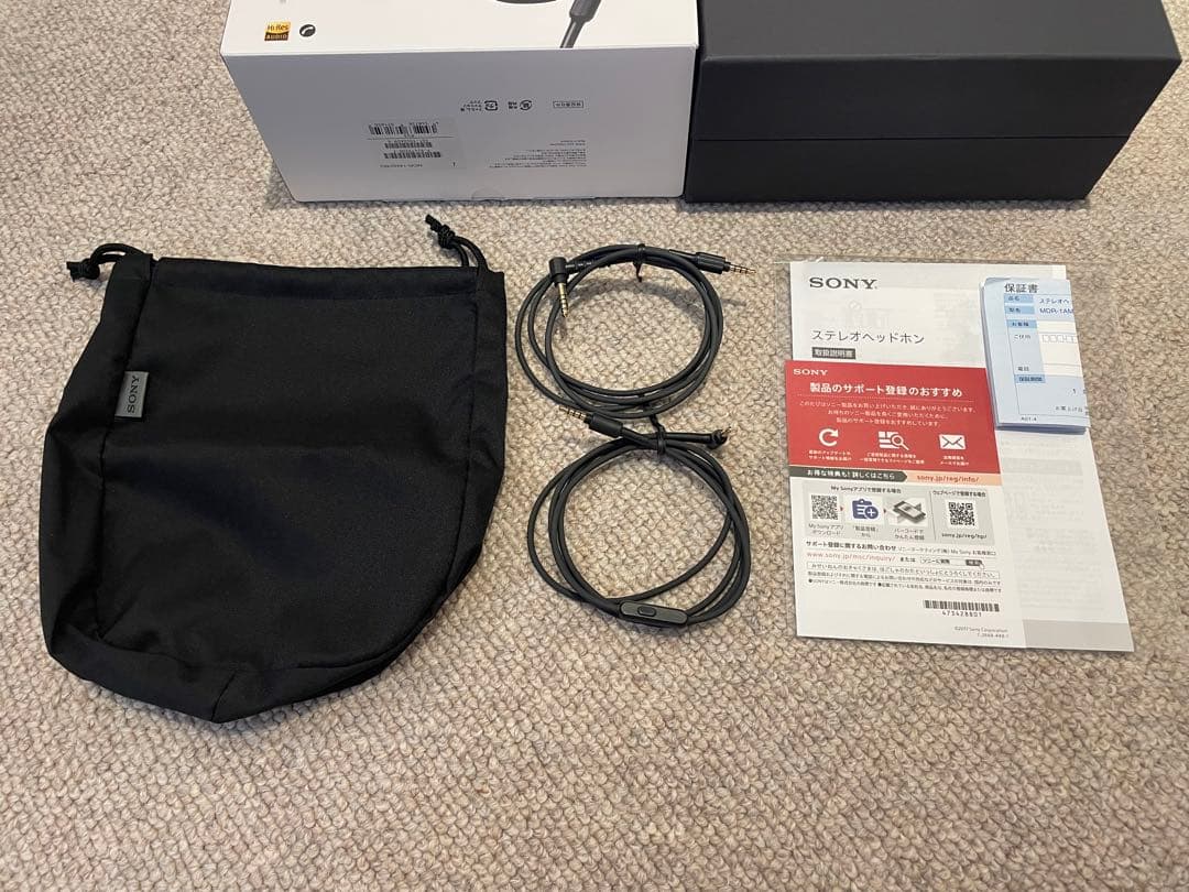 美品 SONY MDR-1AM2 有線ヘッドホン ハイレゾ対応