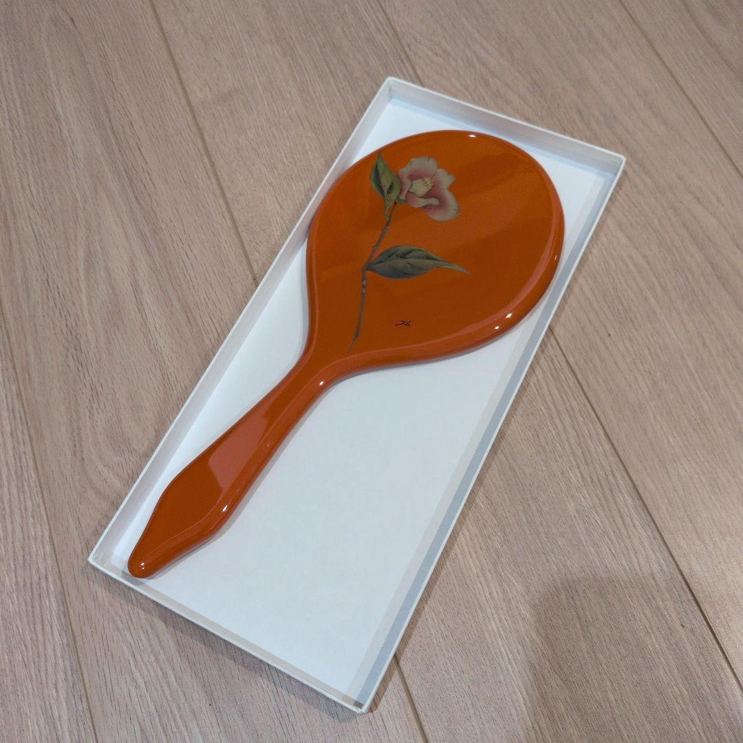 輪島塗人気作家小田原延子手鏡　象彦　山中塗　津軽塗　越前塗　春慶