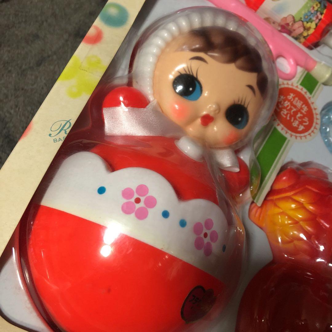 レトロ おきあがりこぼし 出産祝いセット