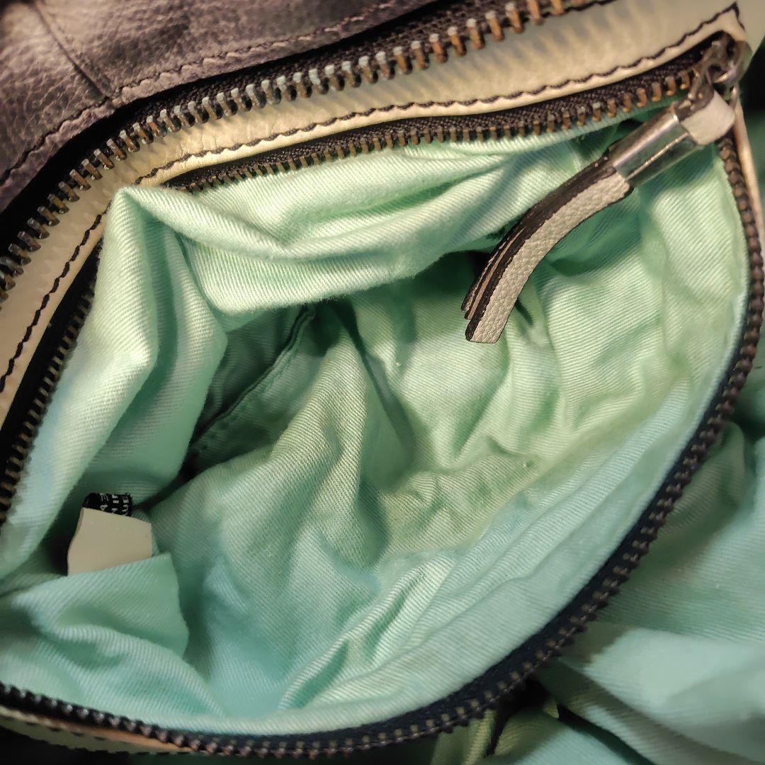 【希少】DIESEL レザーショルダーバッグ グラデーションデザイン