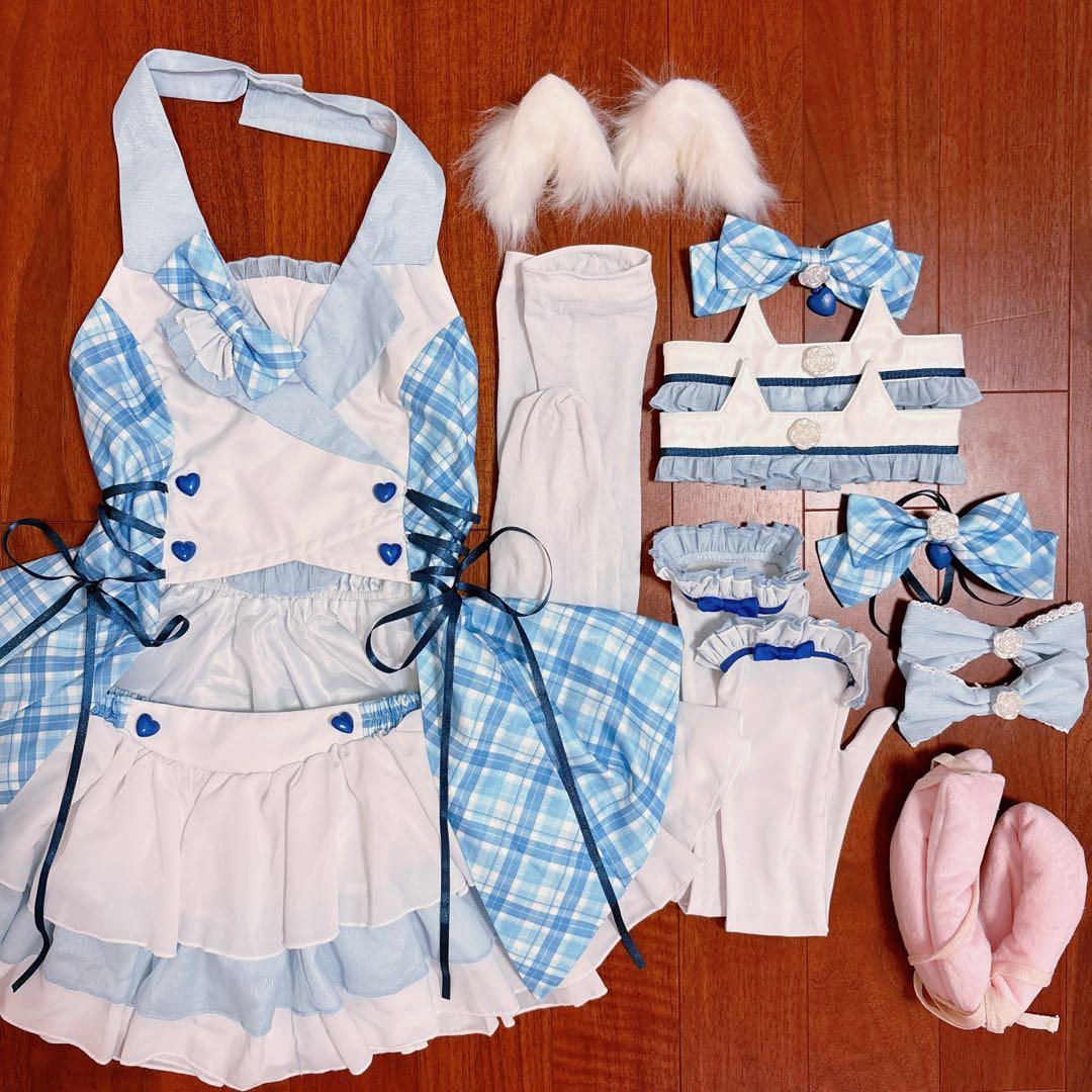 ❁ウィッグ付❁ フルセット ネコぱら バニラ コスプレ メイド