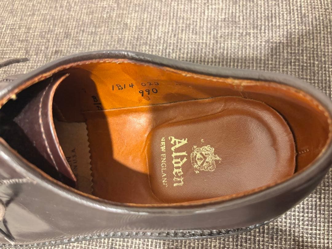 オールデン コードバン 990（バーガンディー）【25cm】