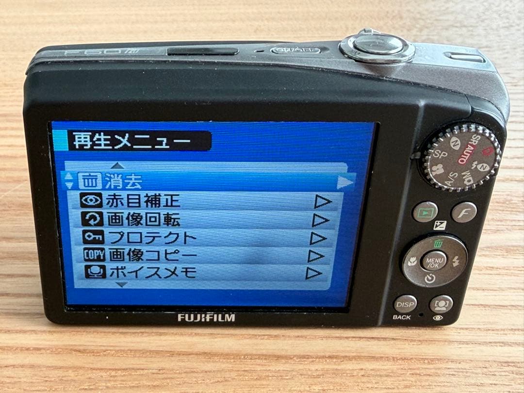 動作品　FUJIFILM FinePix F60fd デジタルカメラ　ブラック