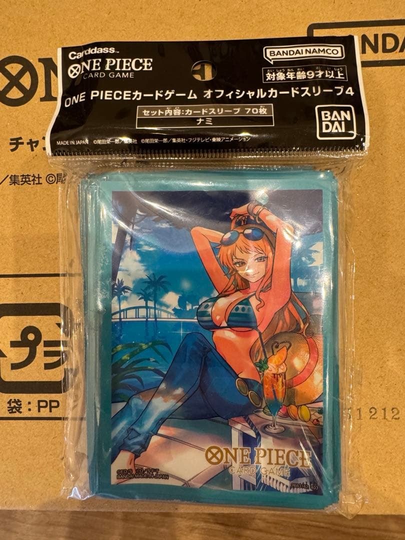 ナミ 公式スリーブ 10枚入り 5セット プレイマット　スリーブ70枚入り