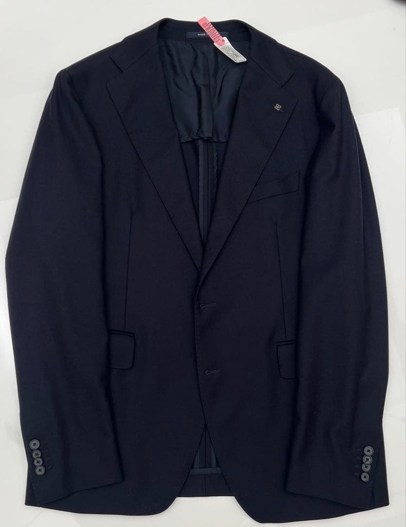 TAGLIATORE タリアトーレ フランネル素材スーツ／ダークネイビー52
