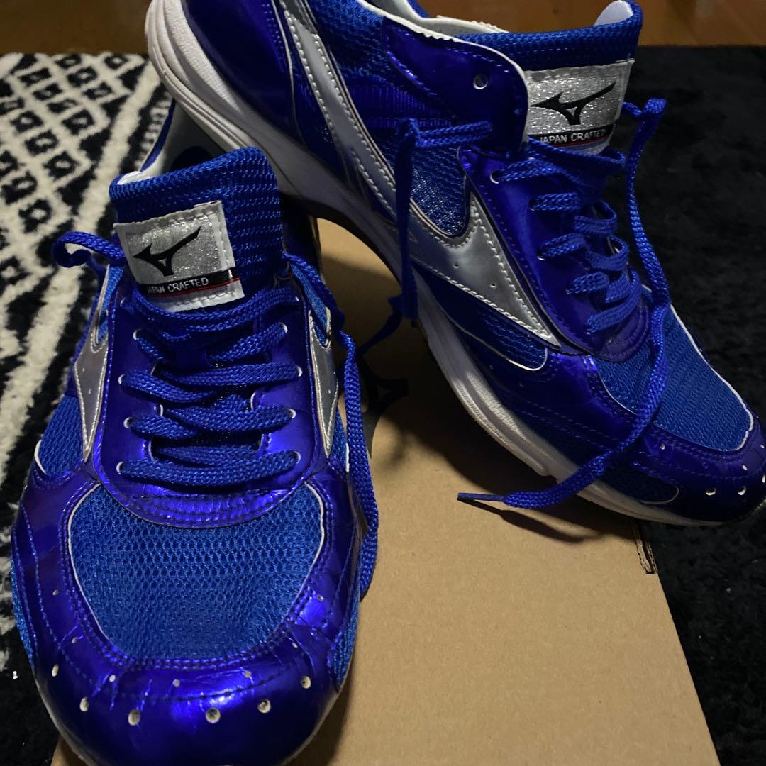 Mizuno トレーニングシューズ 青/シルバー