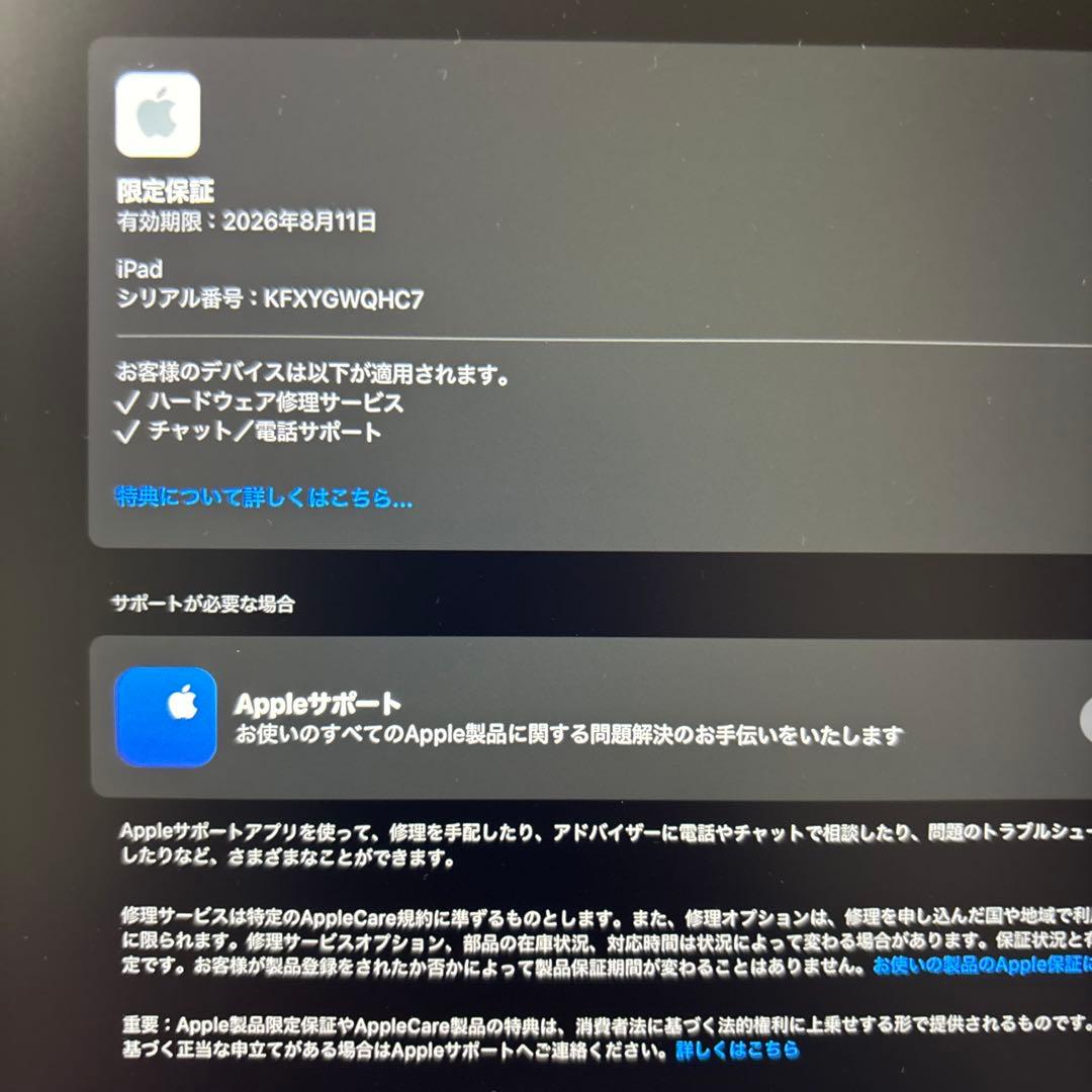 Apple iPad(A16) 本体 シルバー 128GB