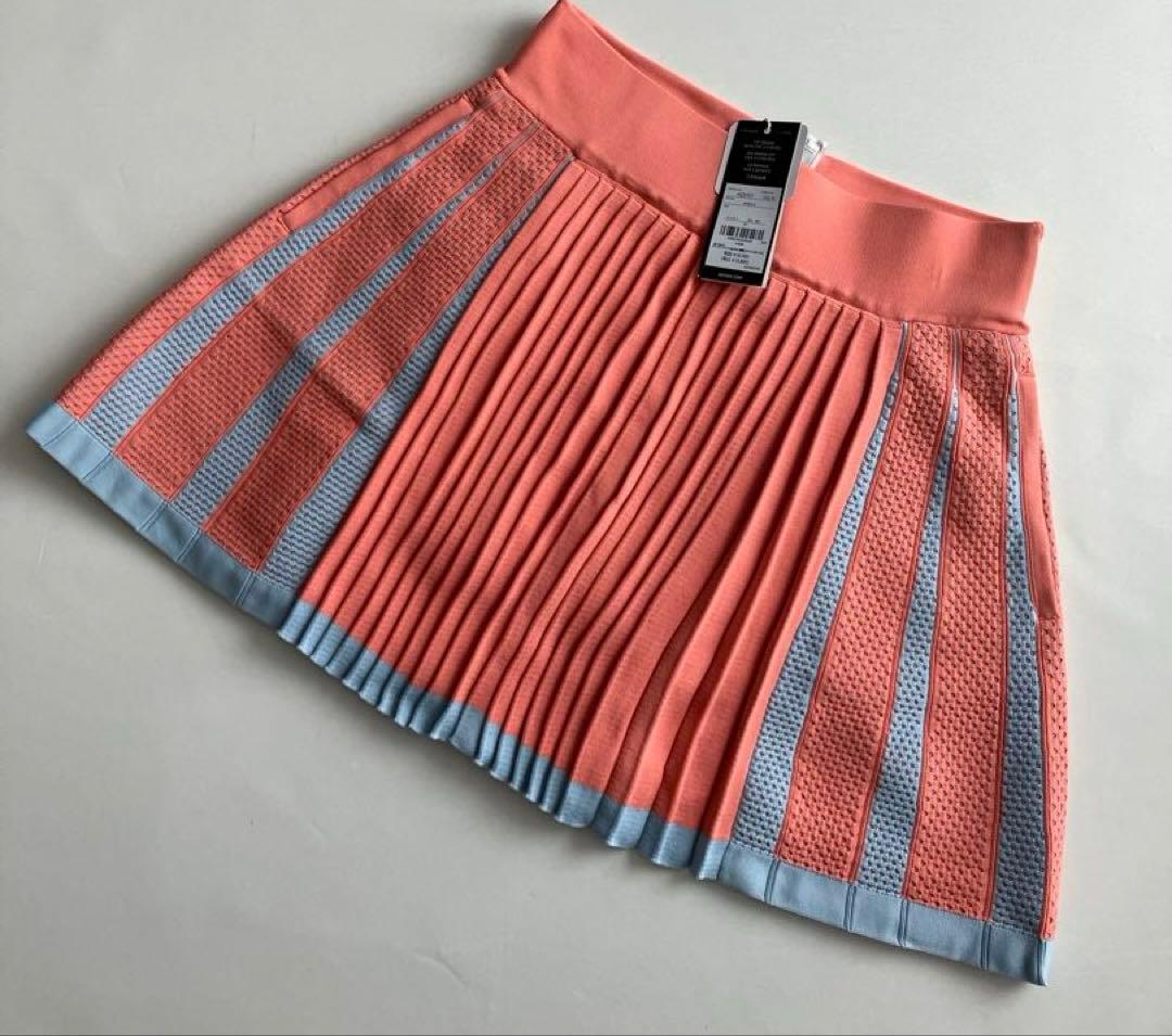 新品タグ付⛳️アディダスゴルフ激カワ　ニット&スカートセット　M