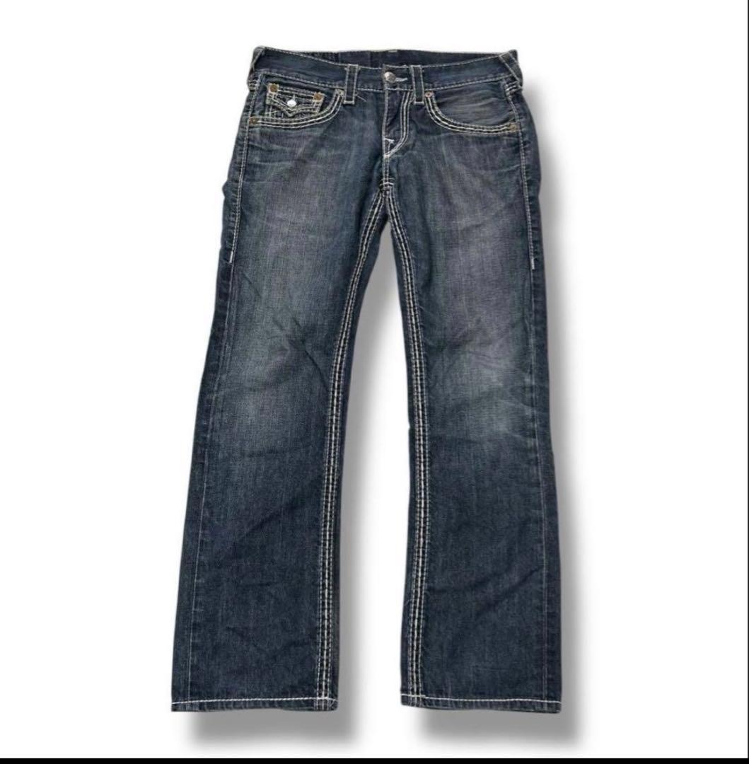 トゥルーレリジョン デニムパンツ ステッチ 29 USA製 io DADA