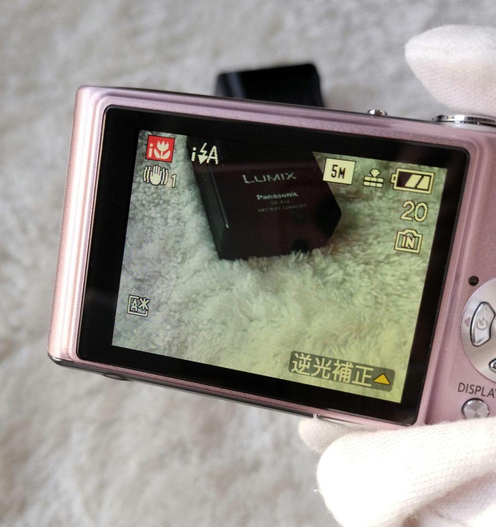【動作確認済み】Panasonic DMC-FX35 ピンク 10メガピクセル