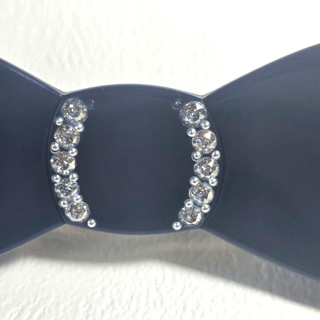 【美品✨】アレクサンドル ドゥ パリ バレッタ　ブルー　キラキラリボン