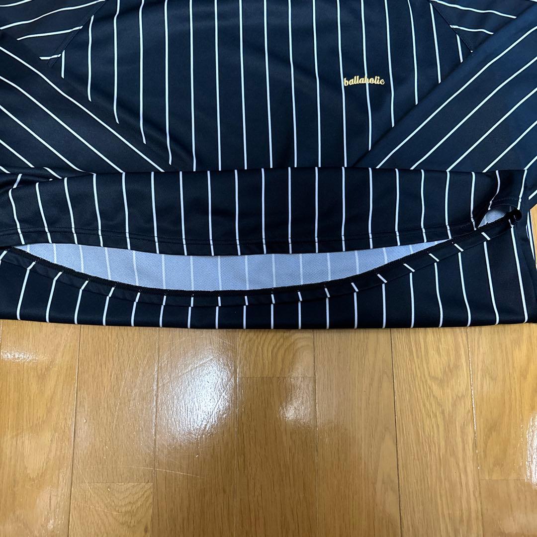 美品　Ballaholic ストライプロンT