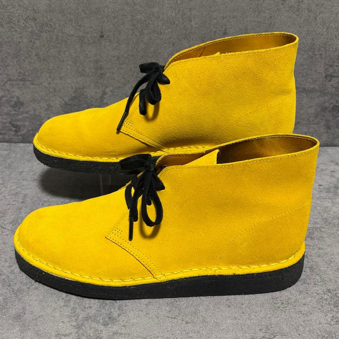 未使用級　クラークス　デザートブーツ　ジャマイカイエロー　スエード　2098