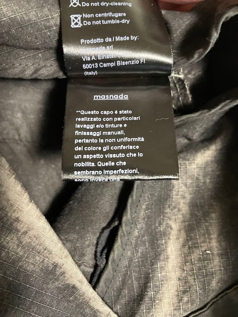 masnada BONDAGE ZIP CARGO TROUSER/ユリウス